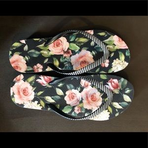 Floral Flip Flops
